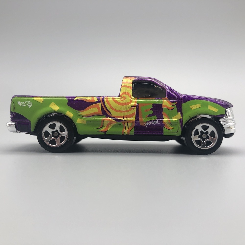 Hot Wheels 1997 Ford F-150 Truck Pickup Multi-Color Diecast 1/64 Scale